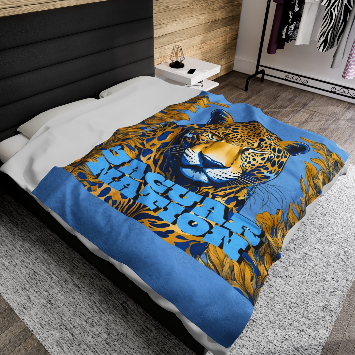 SU Jaguar Nation Plush Blanket