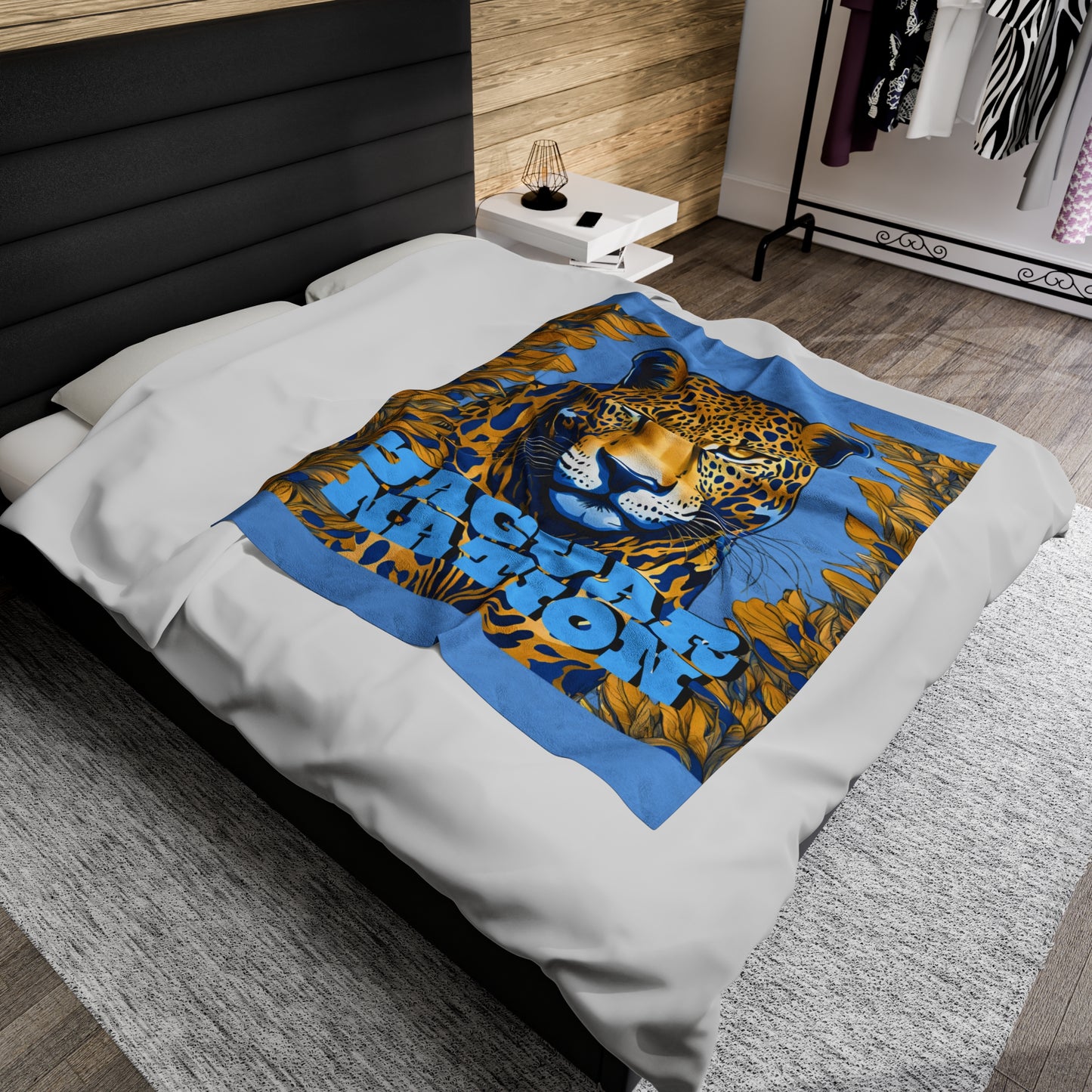 SU Jaguar Nation Plush Blanket