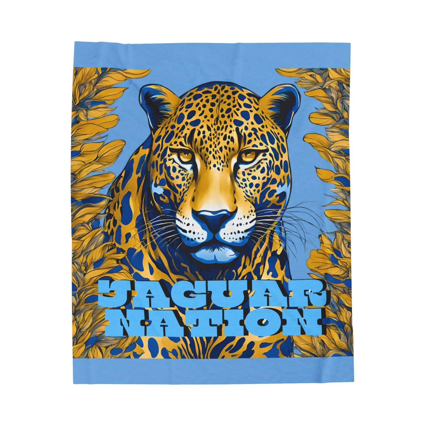 SU Jaguar Nation Plush Blanket