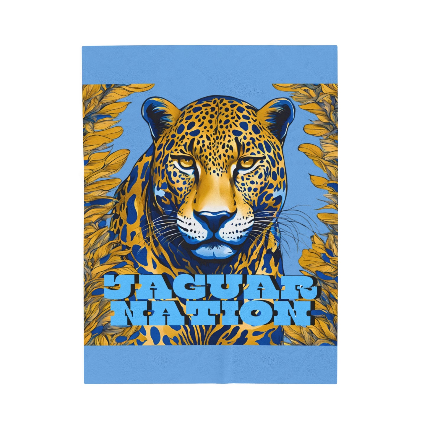 SU Jaguar Nation Plush Blanket