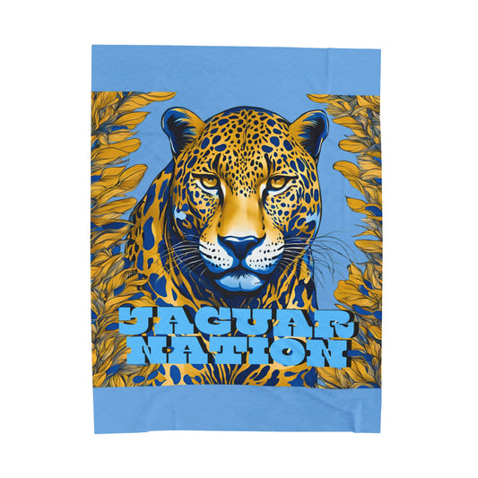 SU Jaguar Nation Plush Blanket